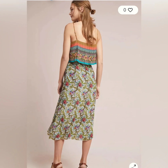 Zavora Beaded Maxi Dress
Tanvi Kedia Anthropologie sz Small beaded Silk Maxi - Picture 3 of 12